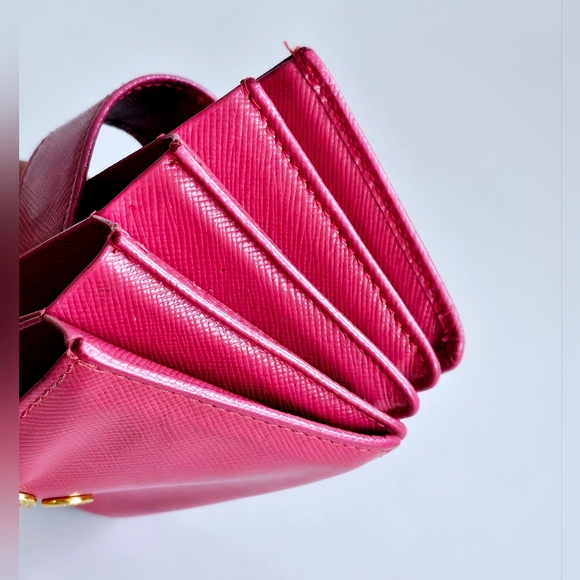 Prada Pink Accordion Card Holder Wallet - Picture 8 of 12